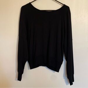 Express Black Open Back Top size Small